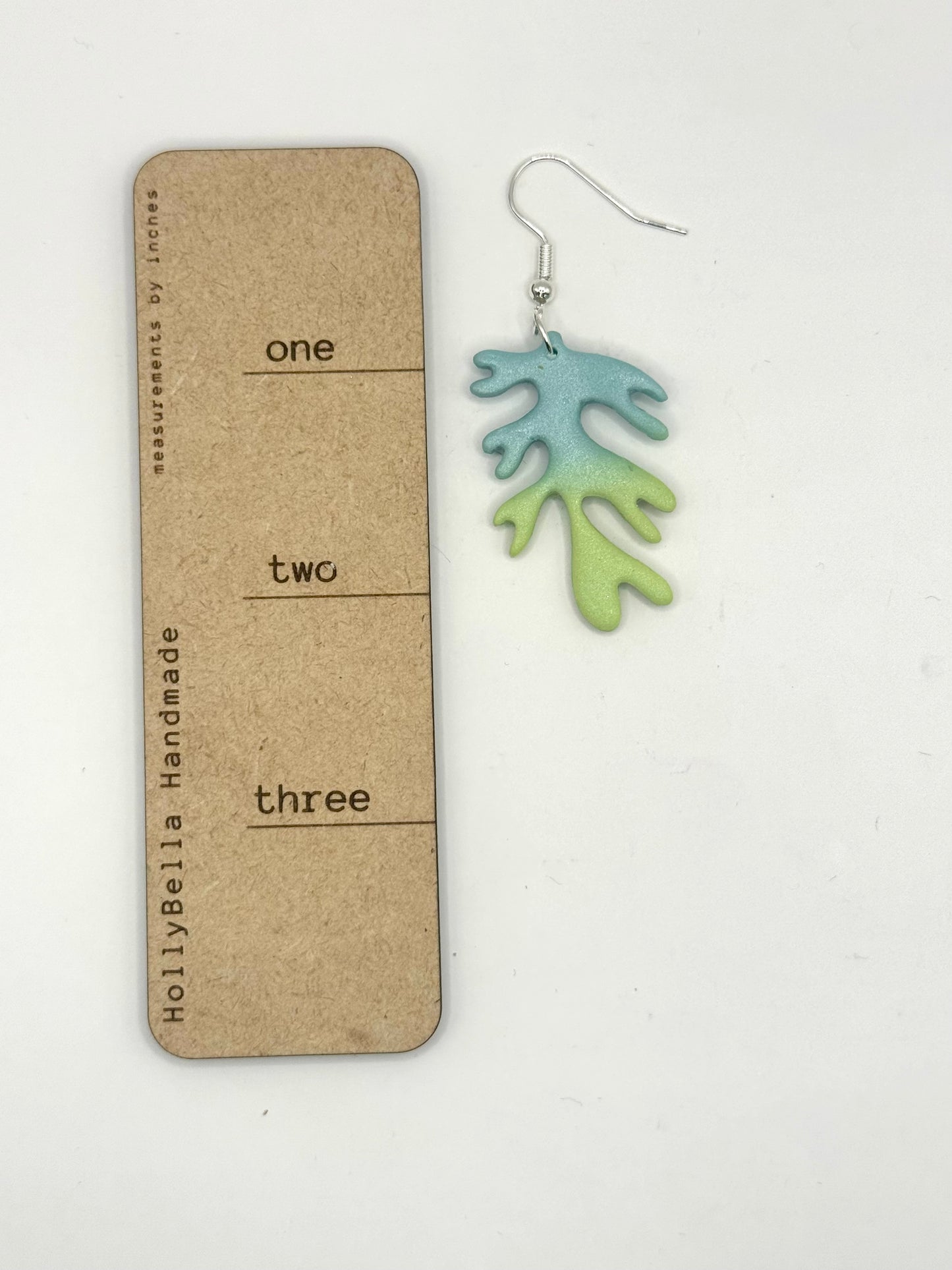 Ocean Coral Dangles