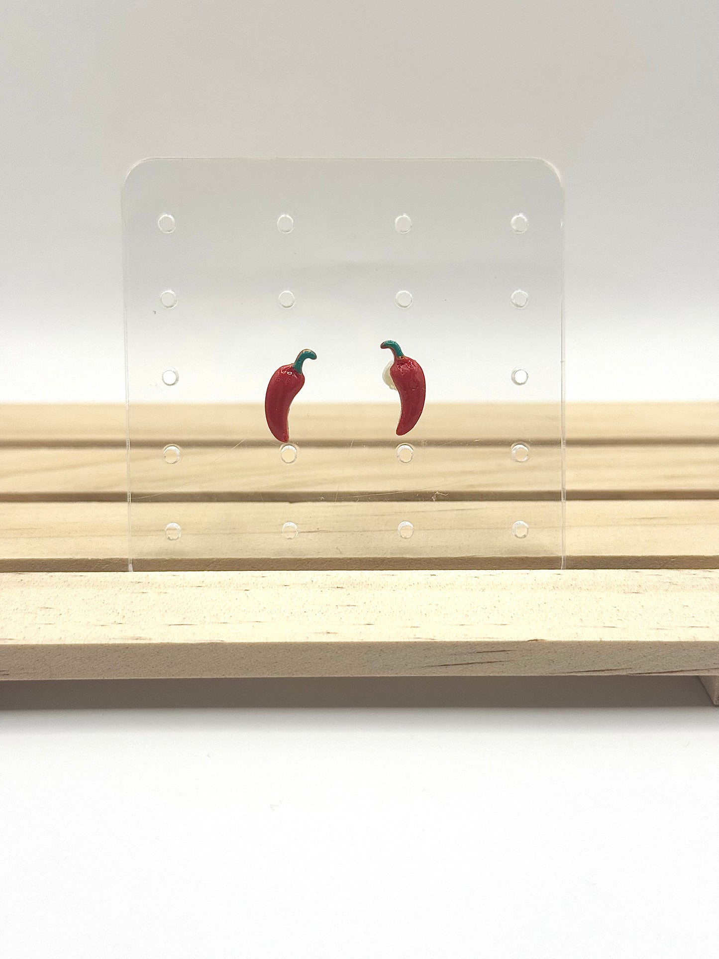 Red Hot Lil' Chili Pepper Studs