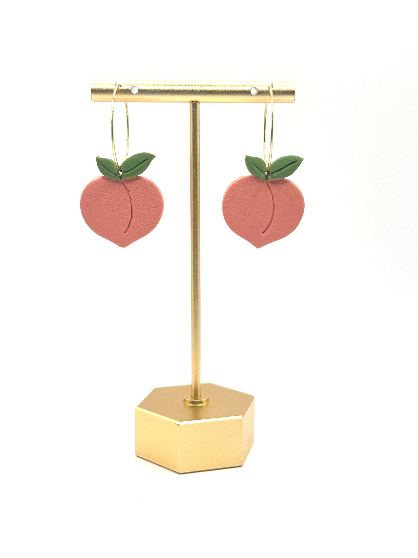 Sweet Peach Hoops