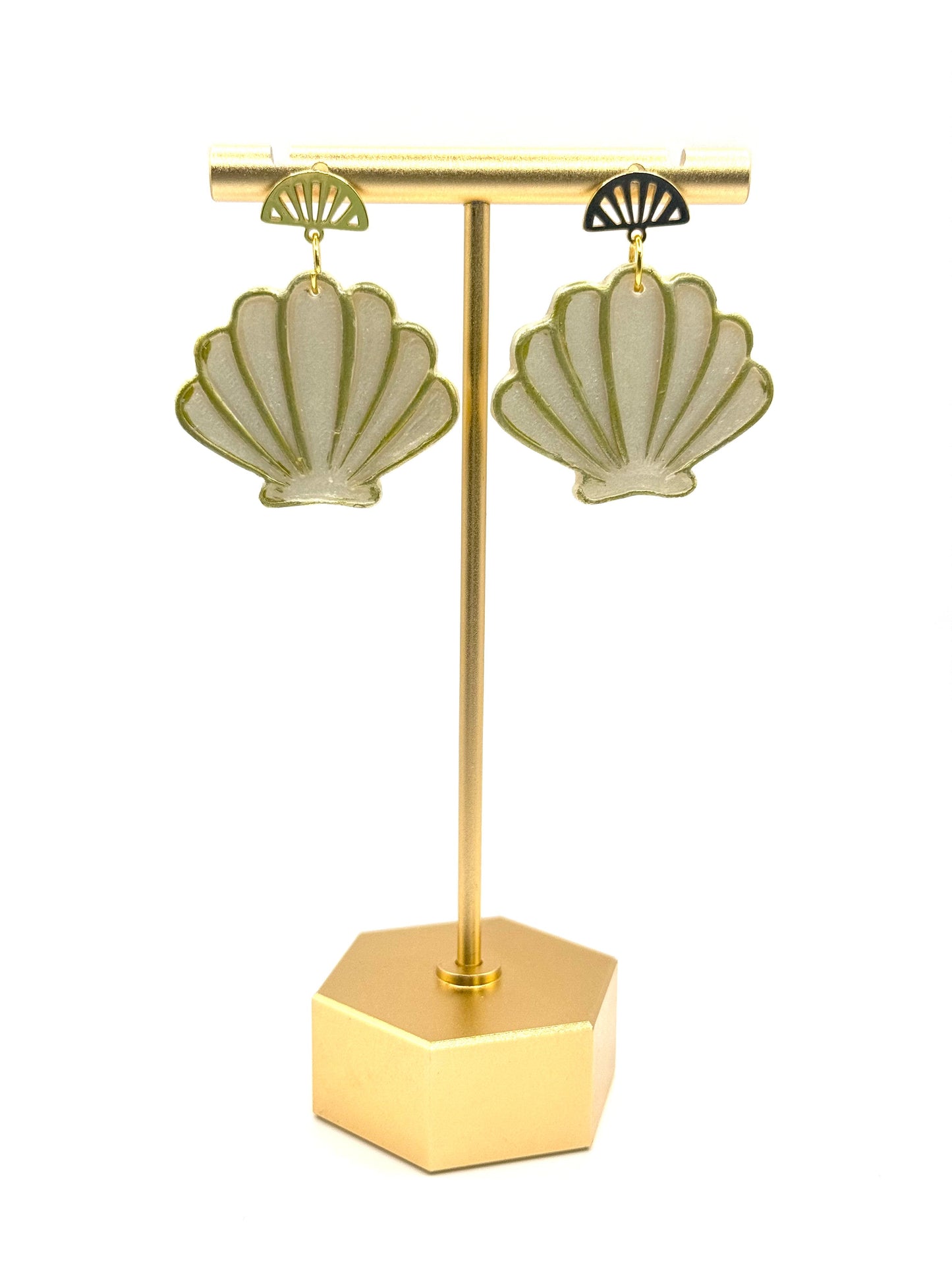 Shimmer Shell Dangles