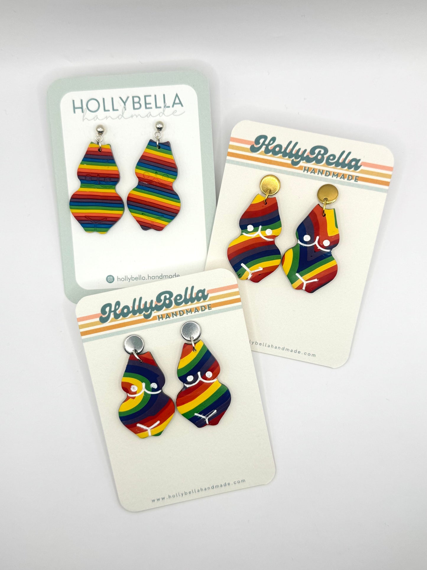 Pride Rainbow Lady Dangles