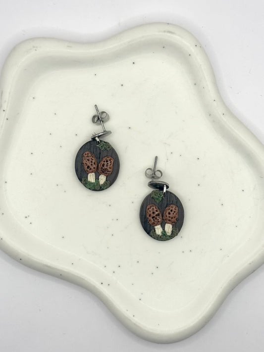 *NEW* | Mini Morel Earrings