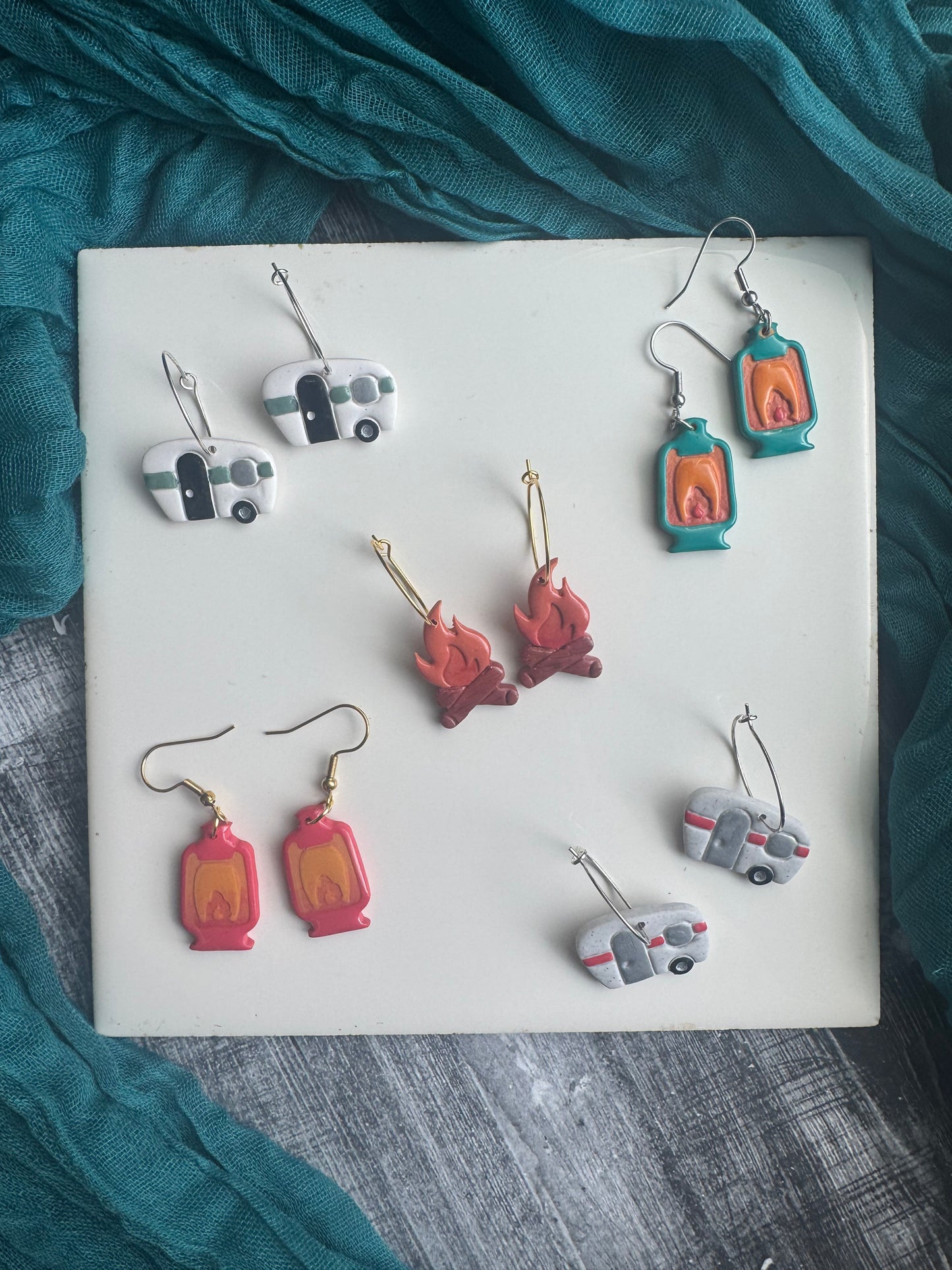 Camping Earrings