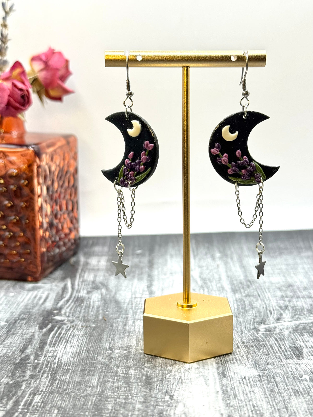 Witchy Moon Dangles