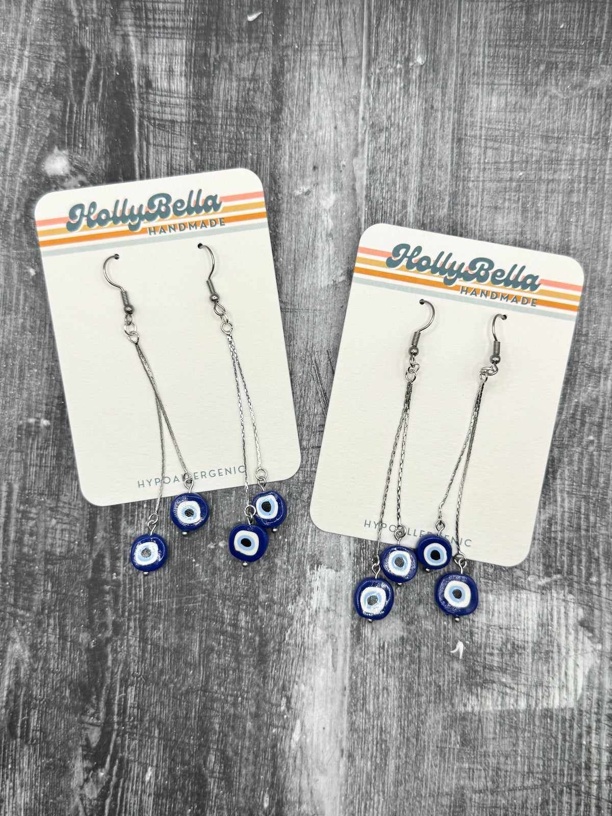 Evil Eye Double Dangles