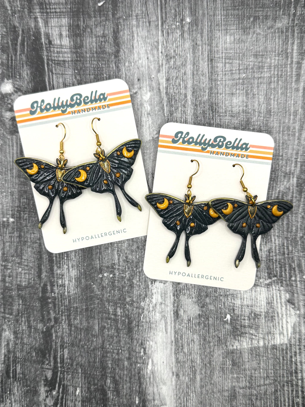 Celestial Moth Dangles