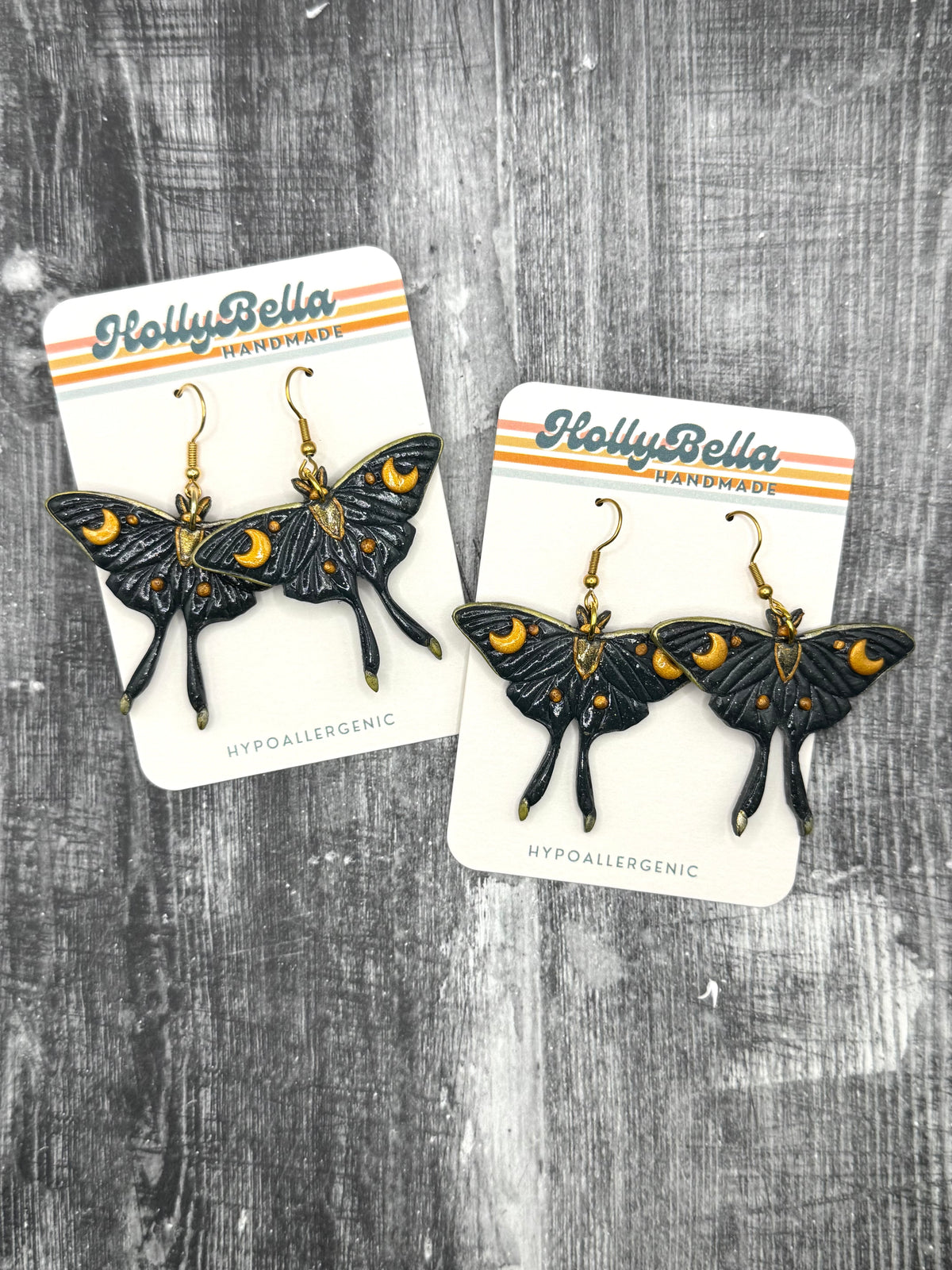 Celestial Moth Dangles