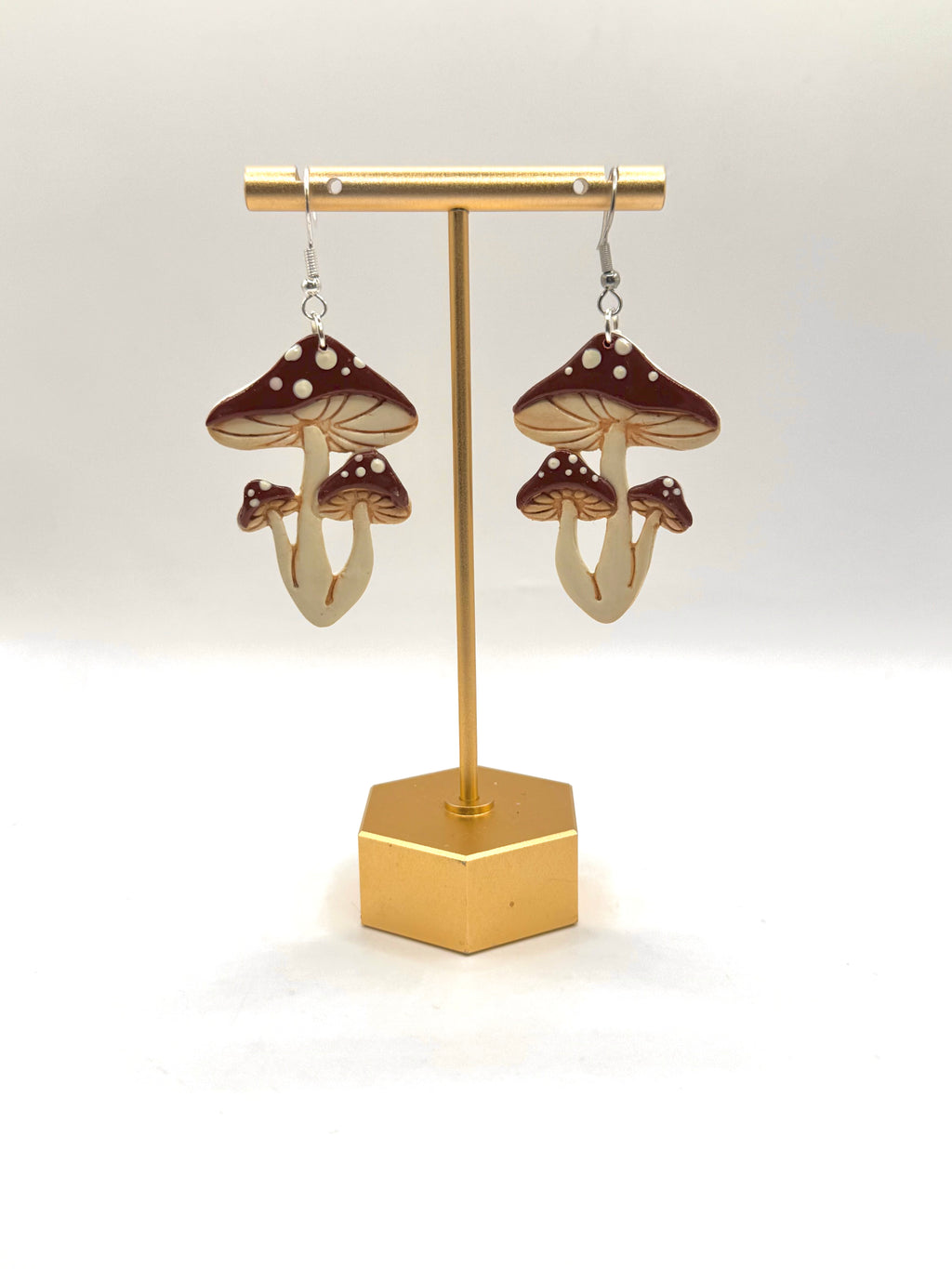 Triple Mushroom Dangles