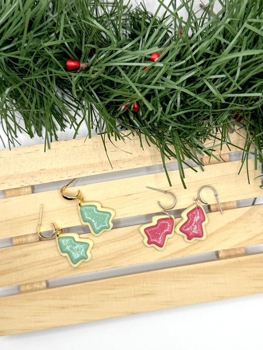 Sugar Cookie Christmas Trees (Mini Hoops)