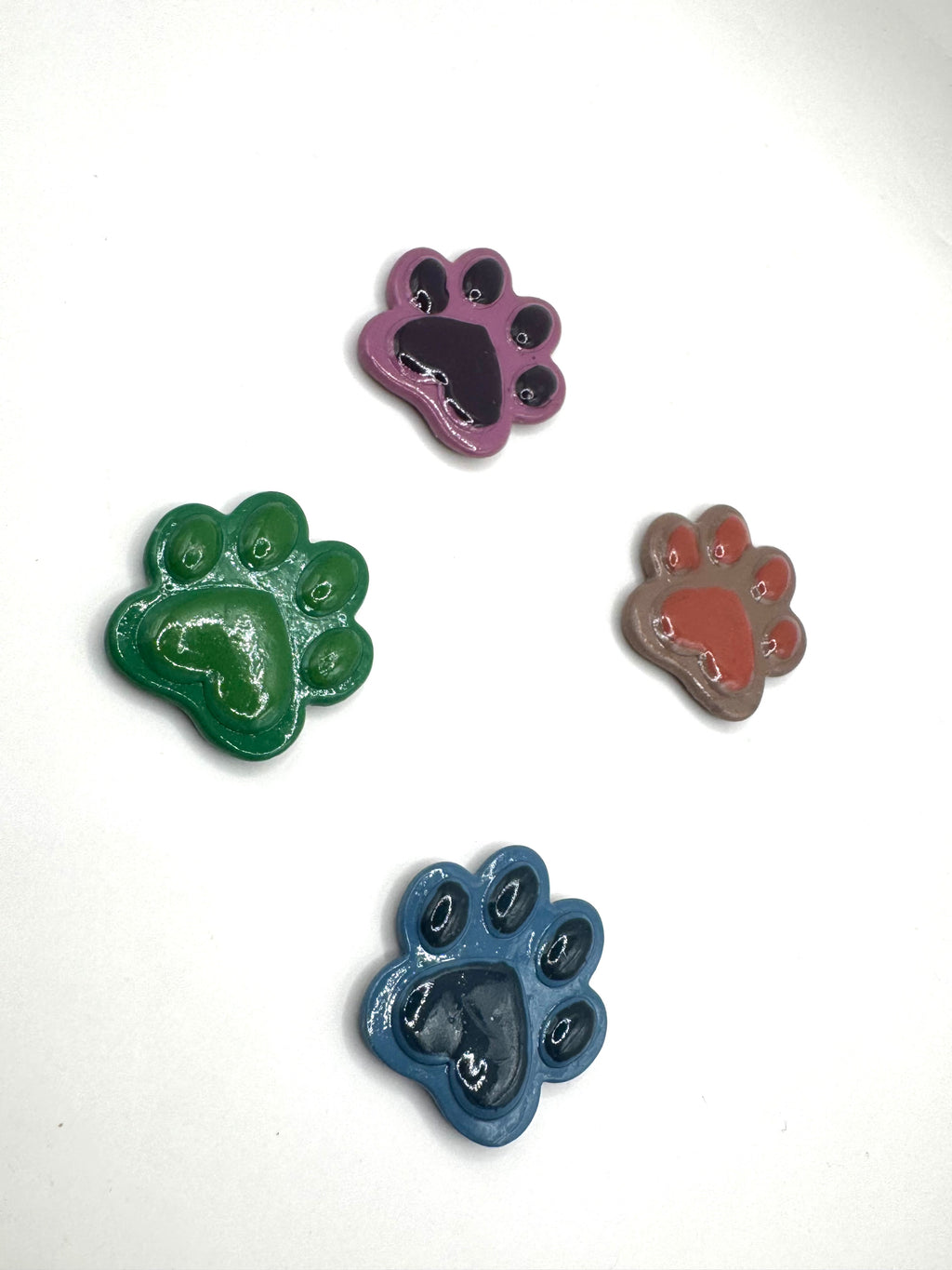 Paw Print Magnets