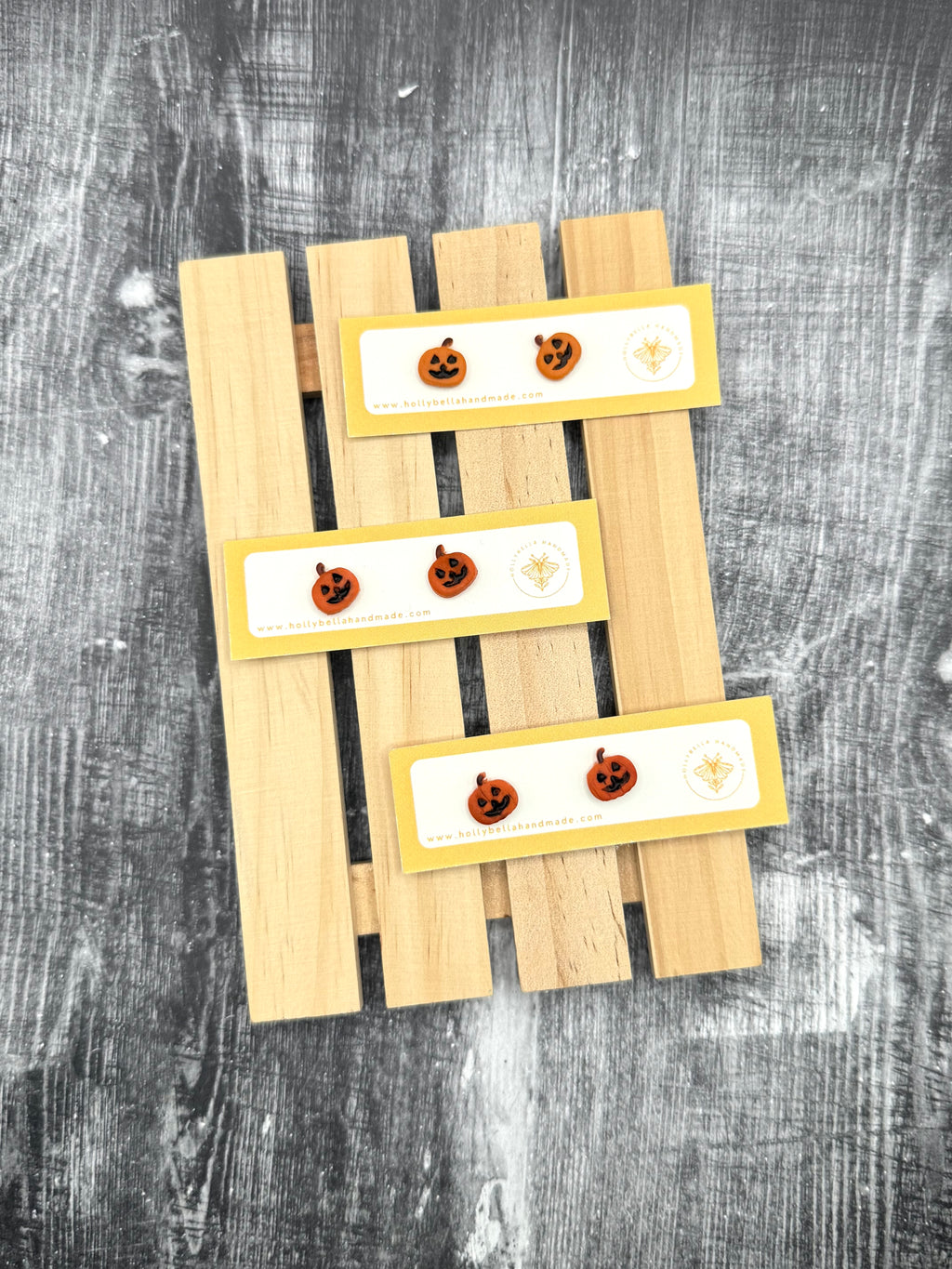 Jack O lantern Studs