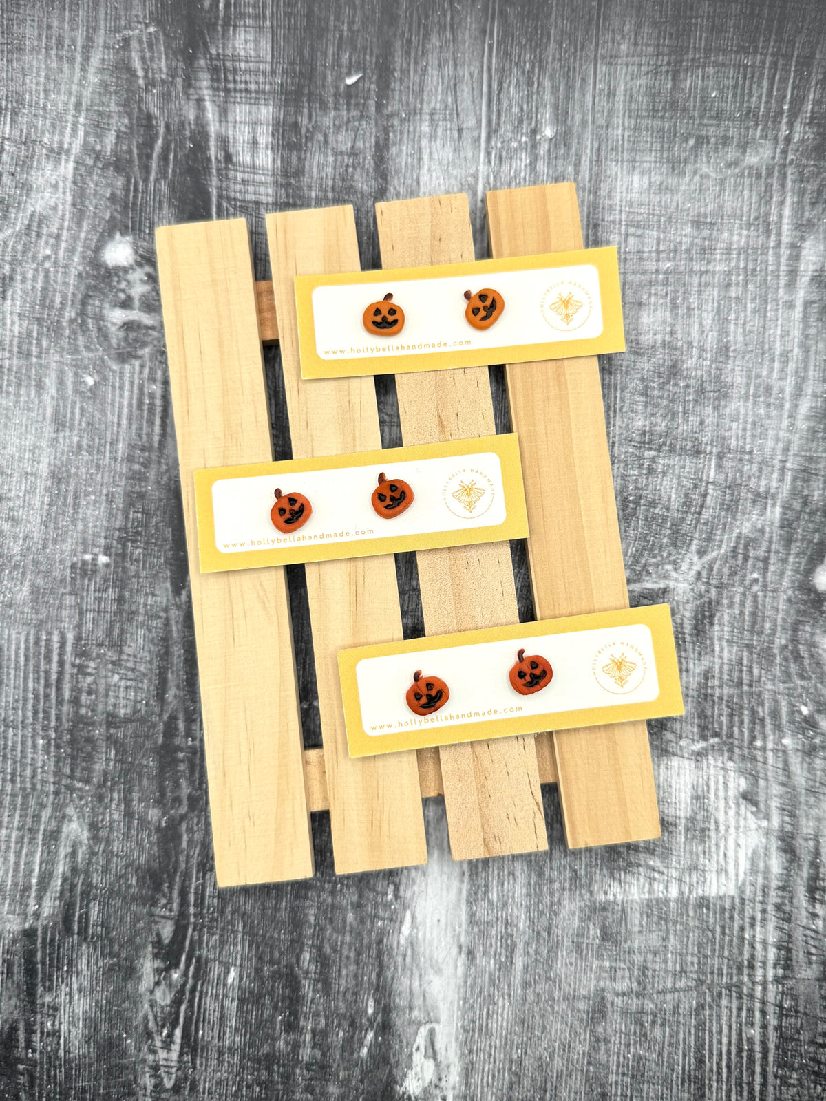 Jack O lantern Studs