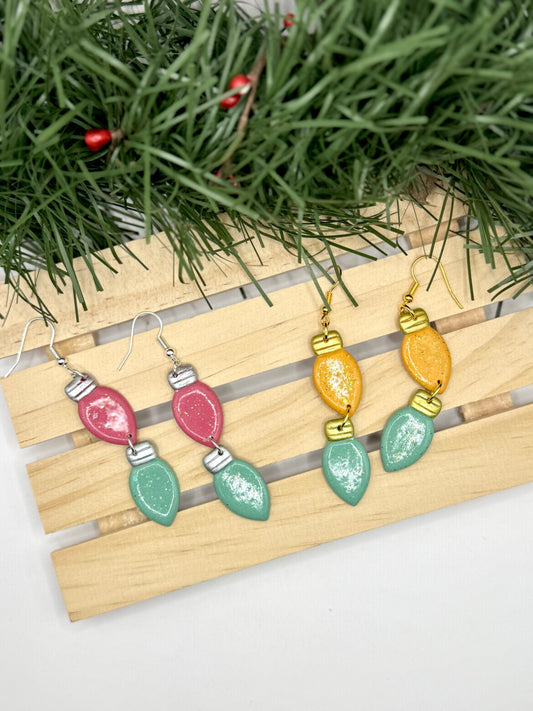 Double Christmas Bulb Dangles