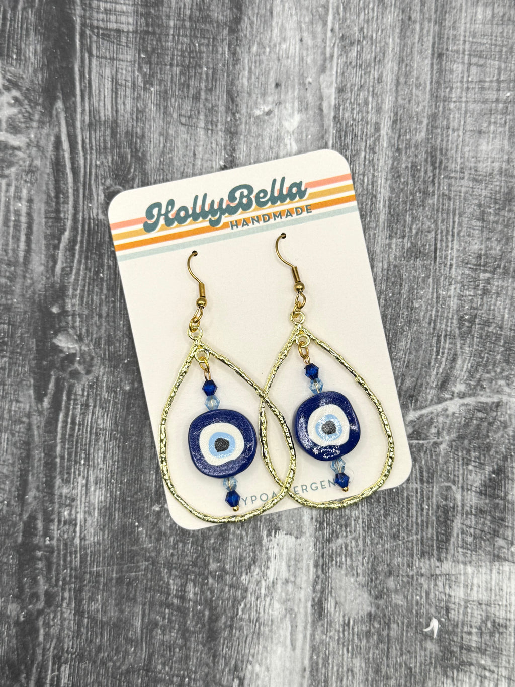 Evil Eye Teardrop Dangle