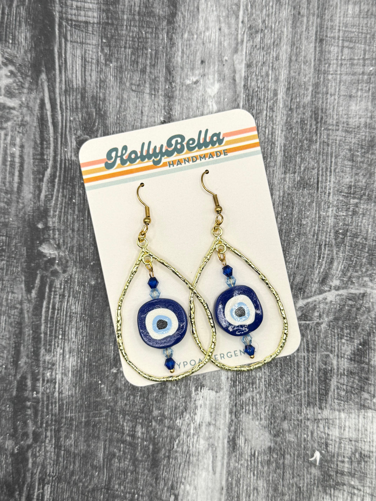 Evil Eye Teardrop Dangle