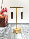 Mini Brass Moon Phase Dangles
