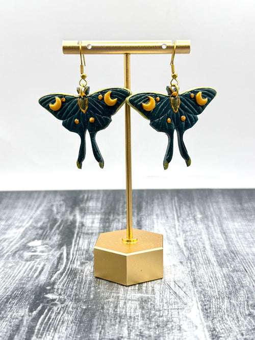 Celestial Moth Dangles