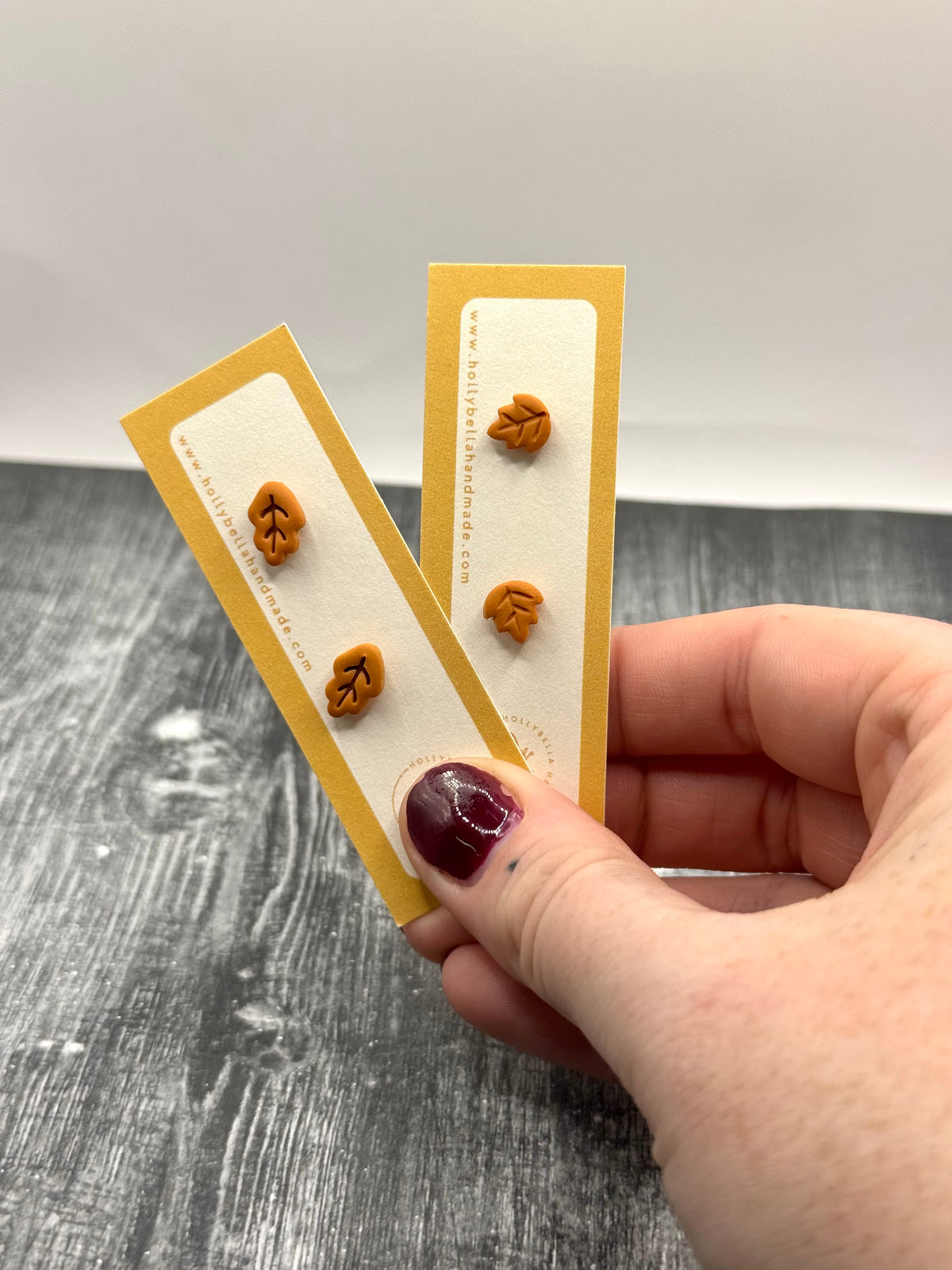 Fall Leaf Studs