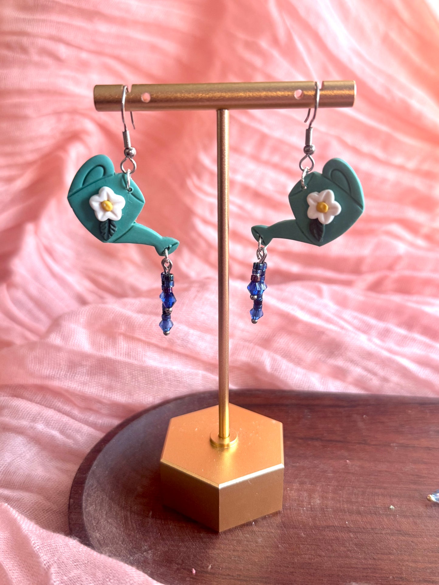 *NEW* SPRING | Watering Can Dangle (teal)