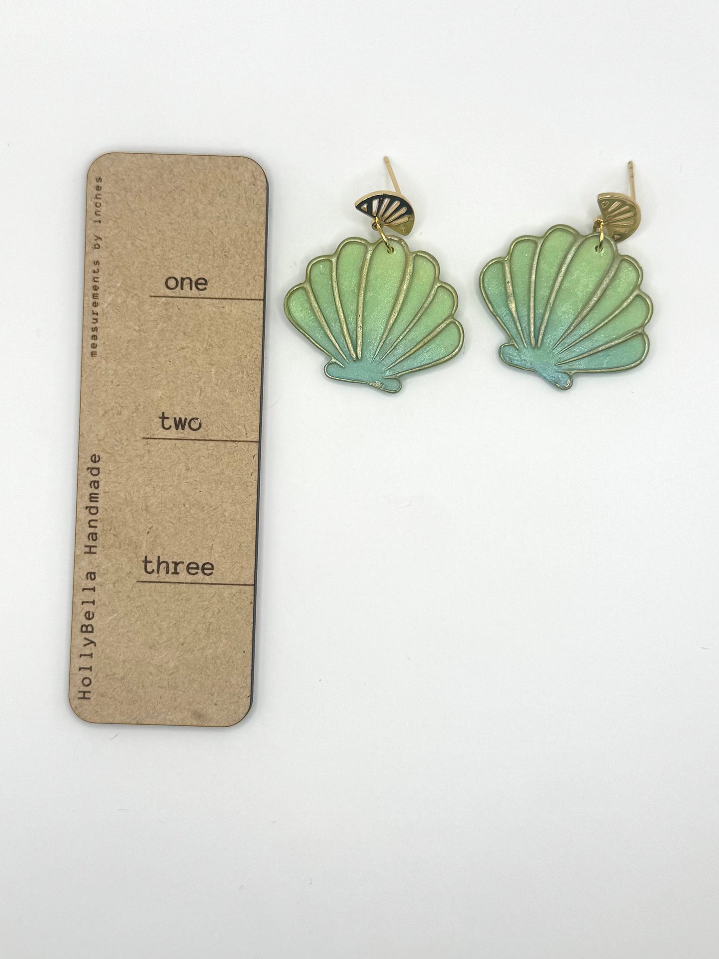 Shimmer Shell Dangles