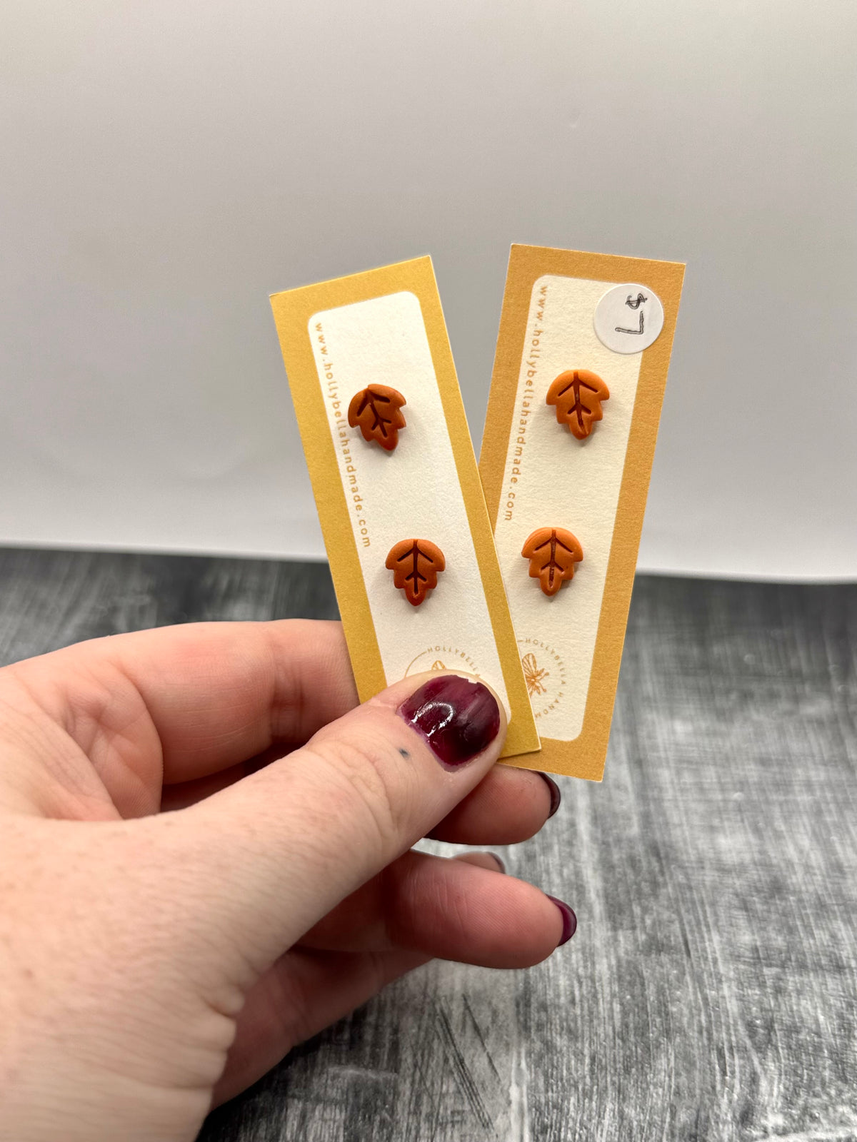 Fall Leaf Studs