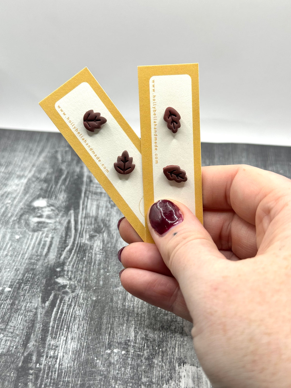 Fall Leaf Studs