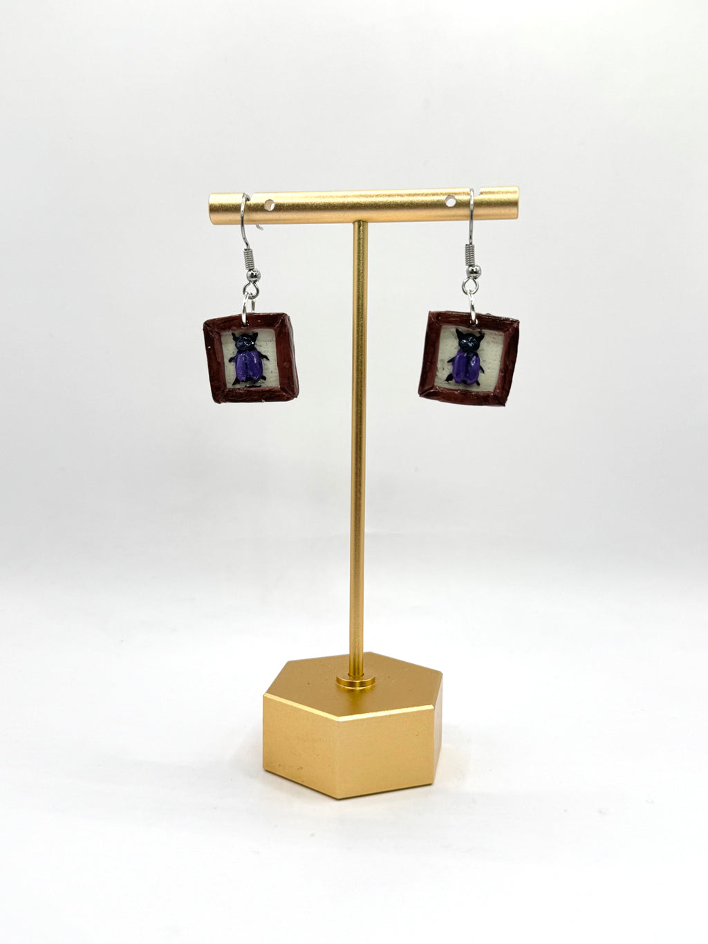 Framed Beetle Dangles