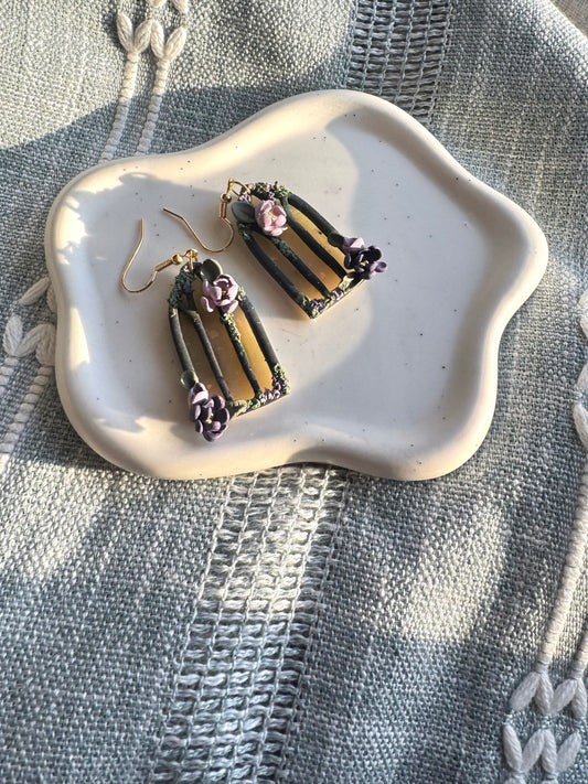 Cathedral Flower Window Dangles