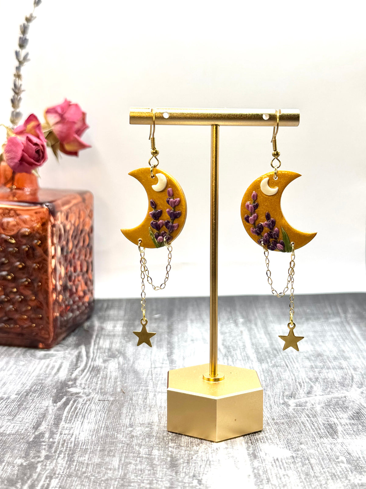 Witchy Moon Dangles