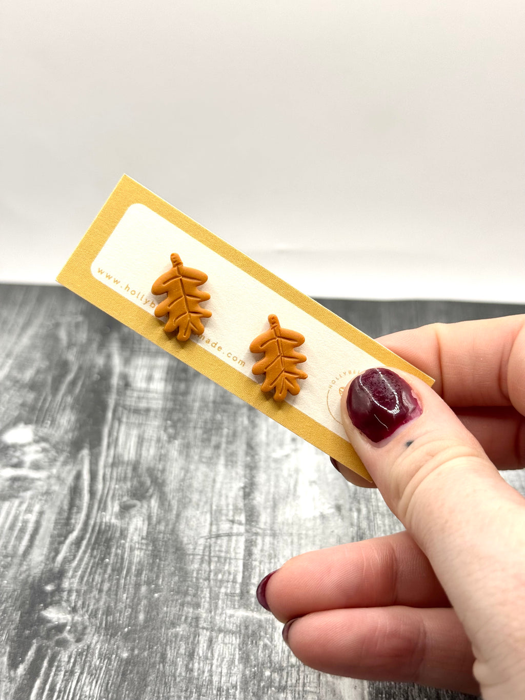 Fall Leaf Studs