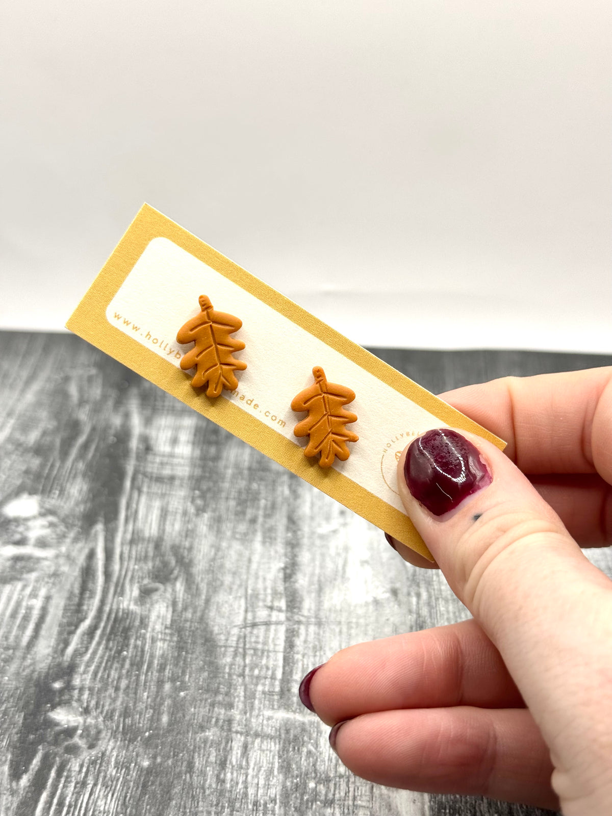 Fall Leaf Studs