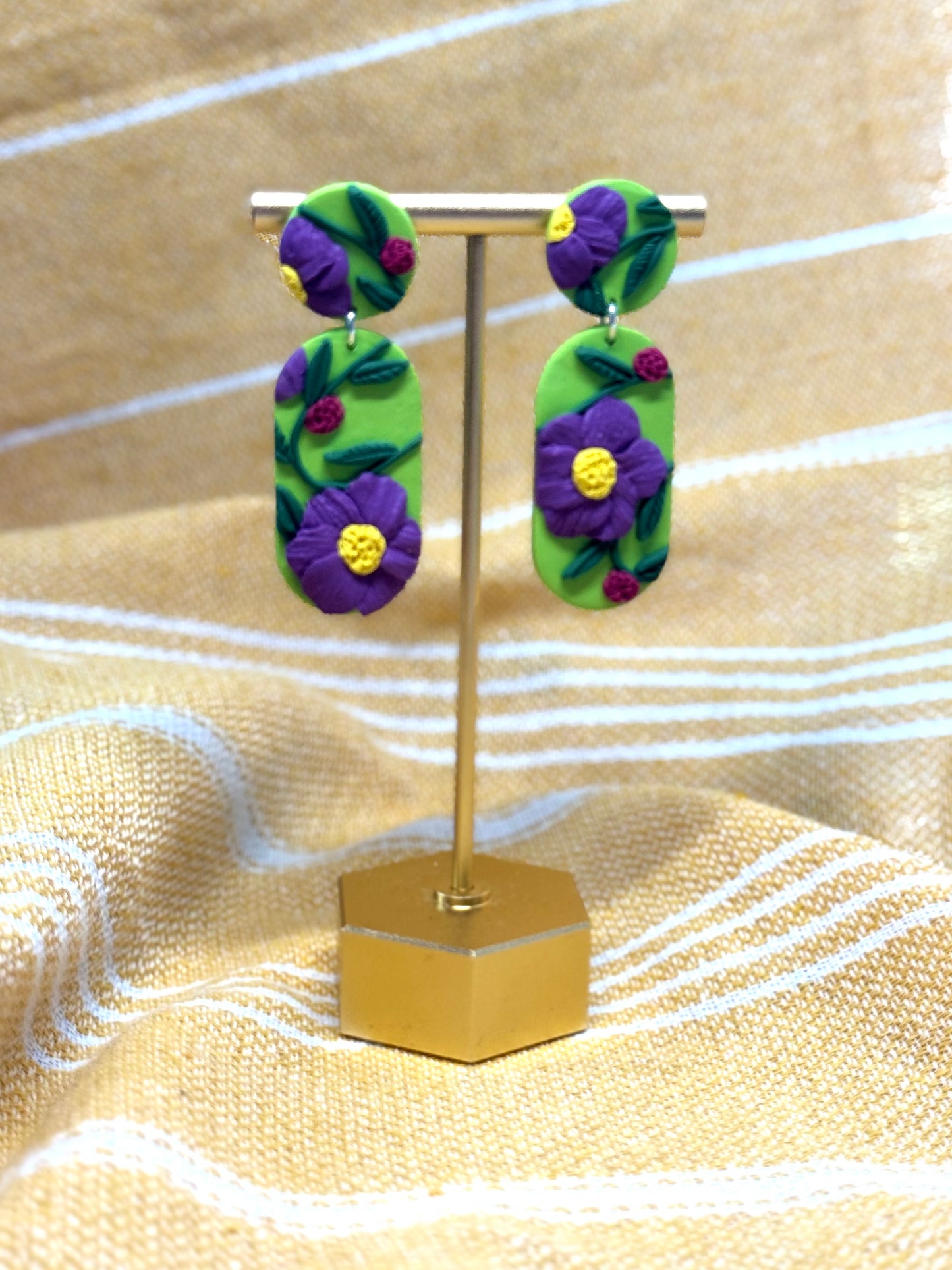 *NEW* SUMMER BOTANICALS | Floral Oval Dangles