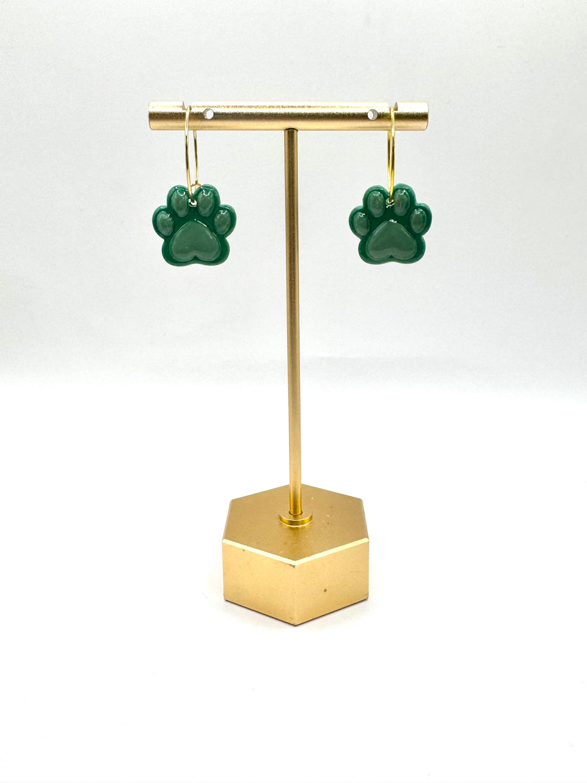 Paw Print Hoops