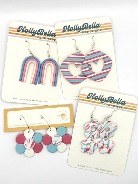 Trans Pride Dangles