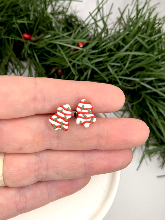 Lil Debbie Christmas Tree Cake Studs