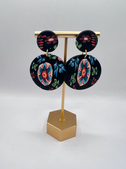Foral Black Print