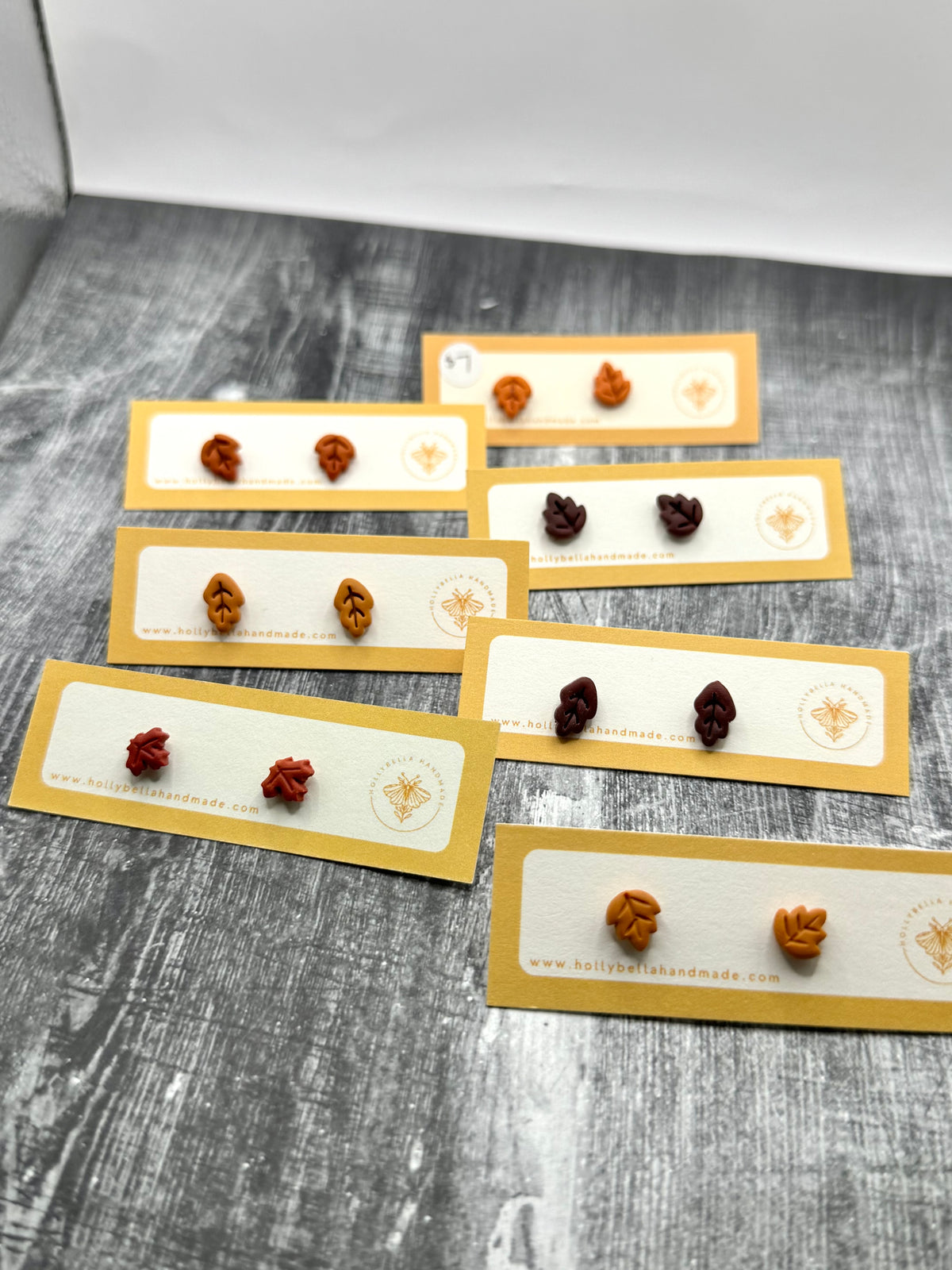 Fall Leaf Studs