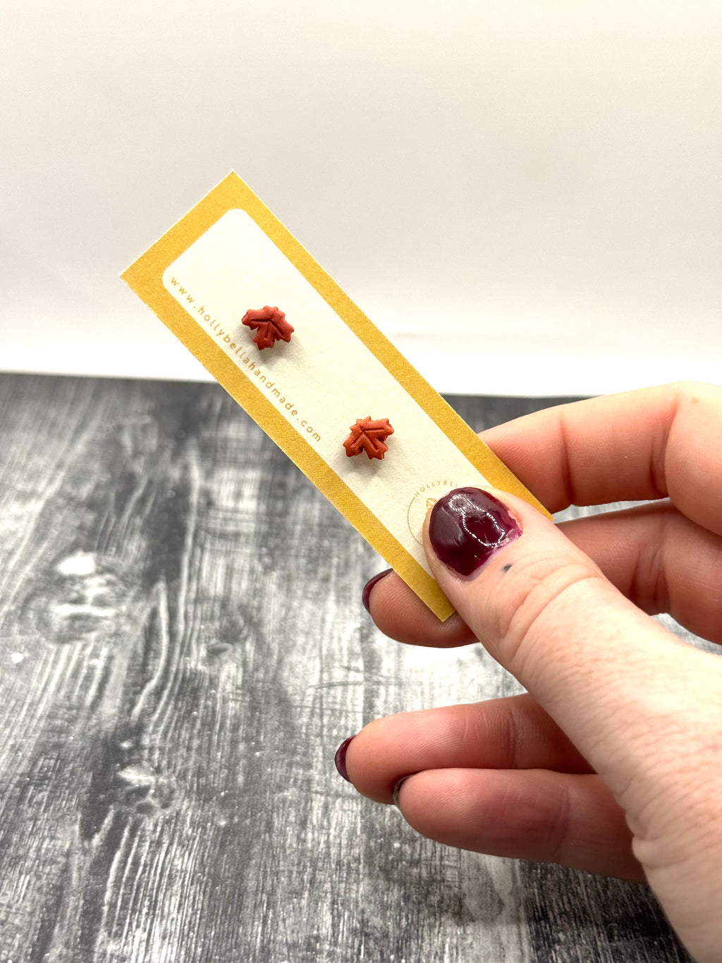 Fall Leaf Studs