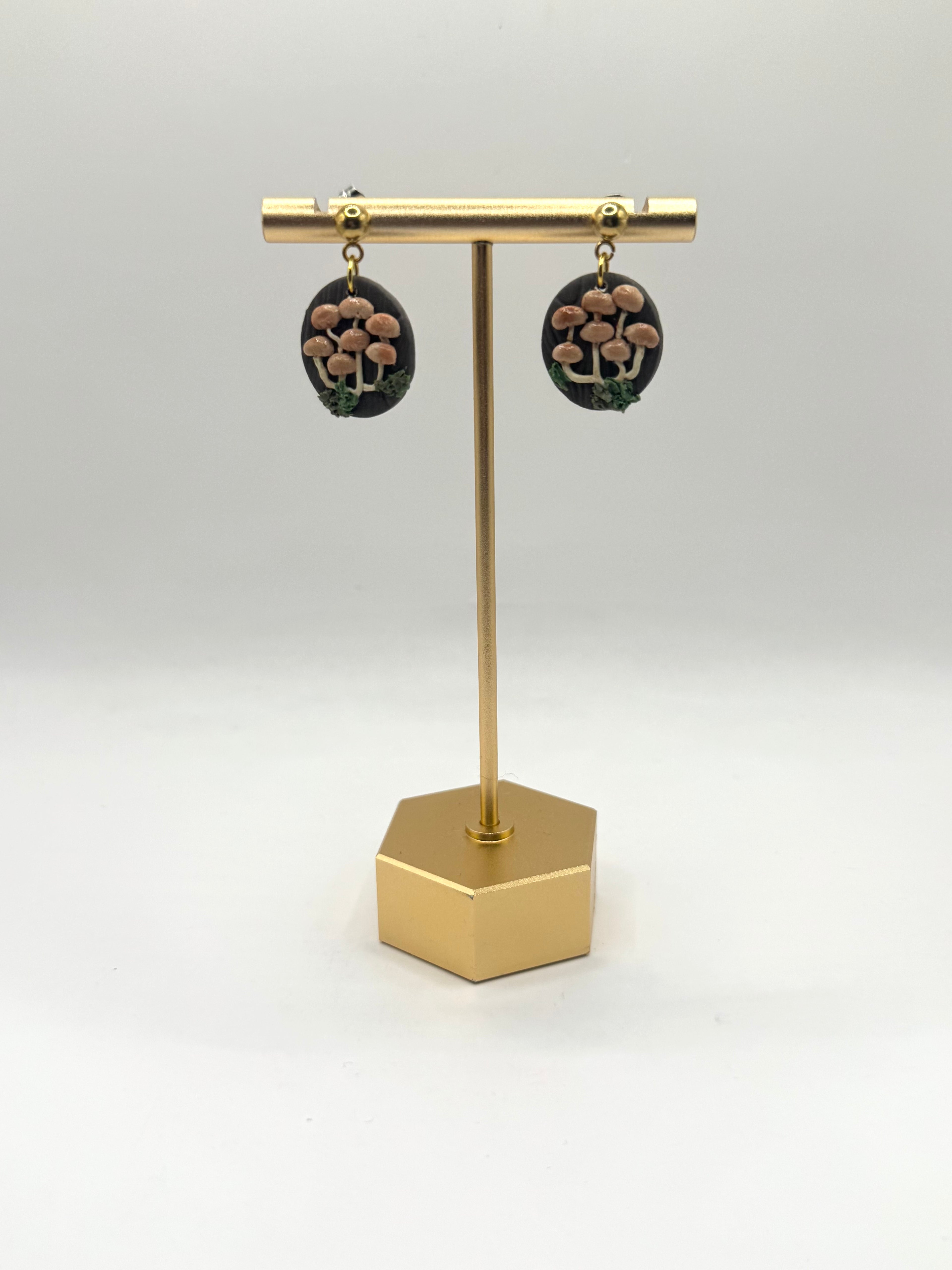 Mini Mushroom Earrings
