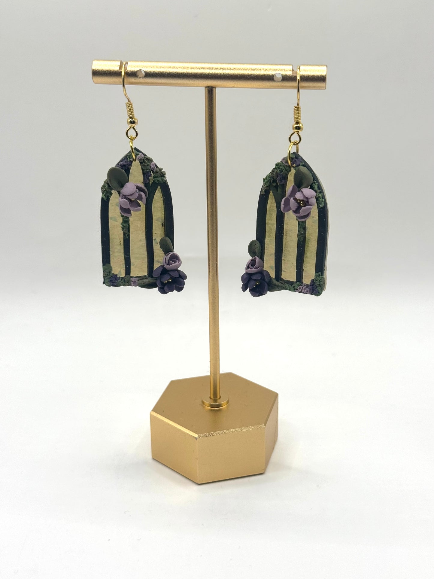 Cathedral Flower Window Dangles