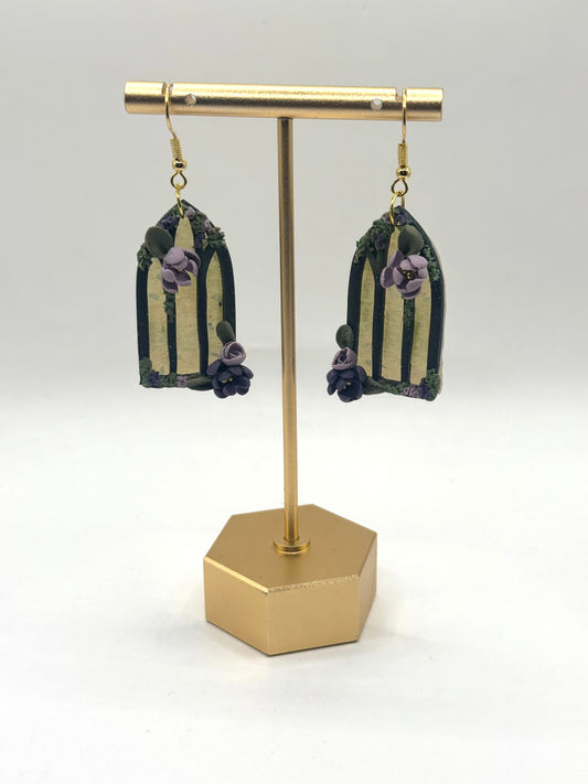 Cathedral Flower Window Dangles