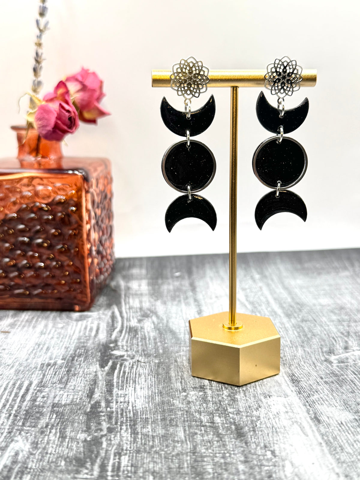 Three Moon Dangles