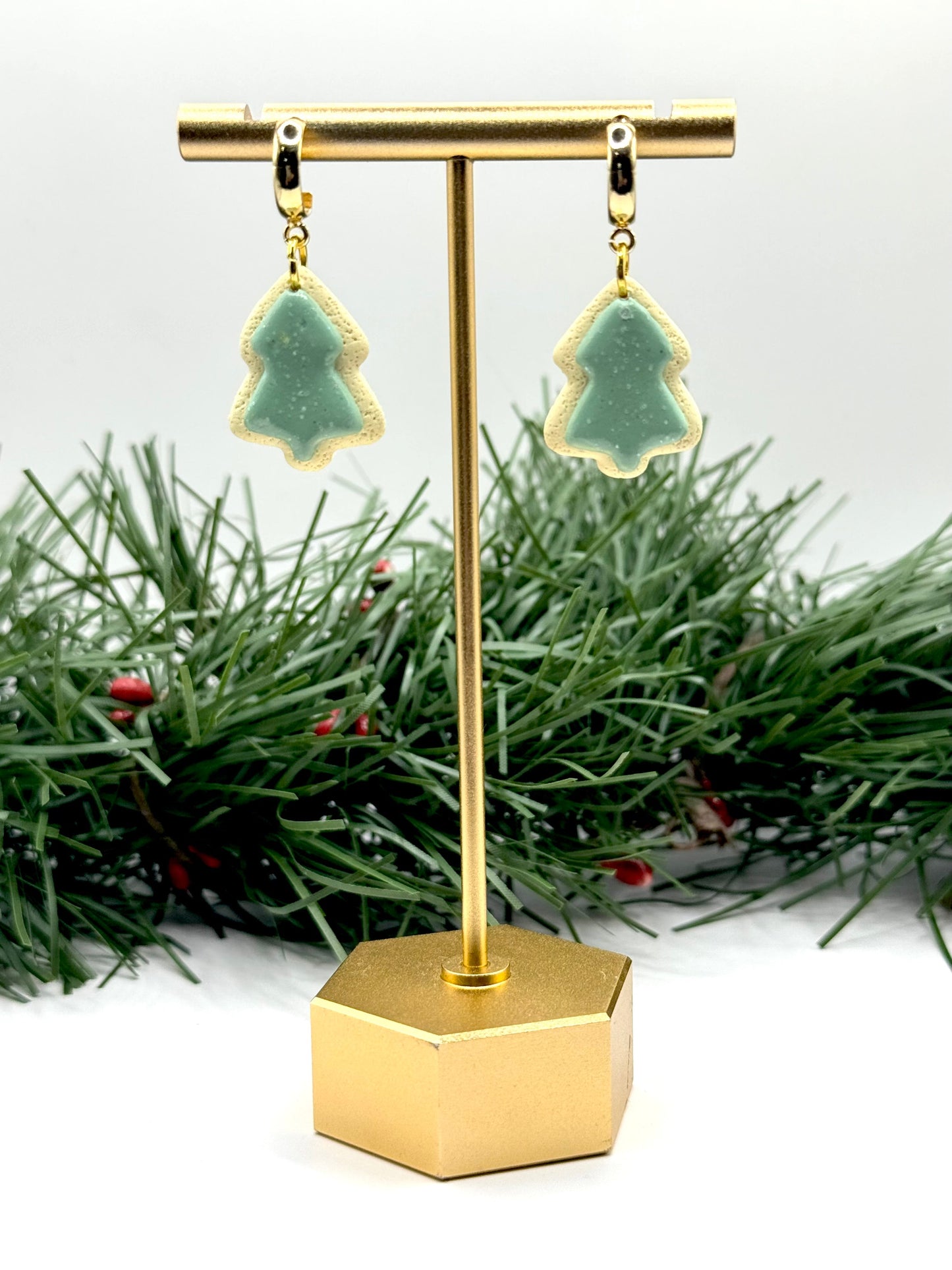 Sugar Cookie Christmas Trees (Mini Hoops)