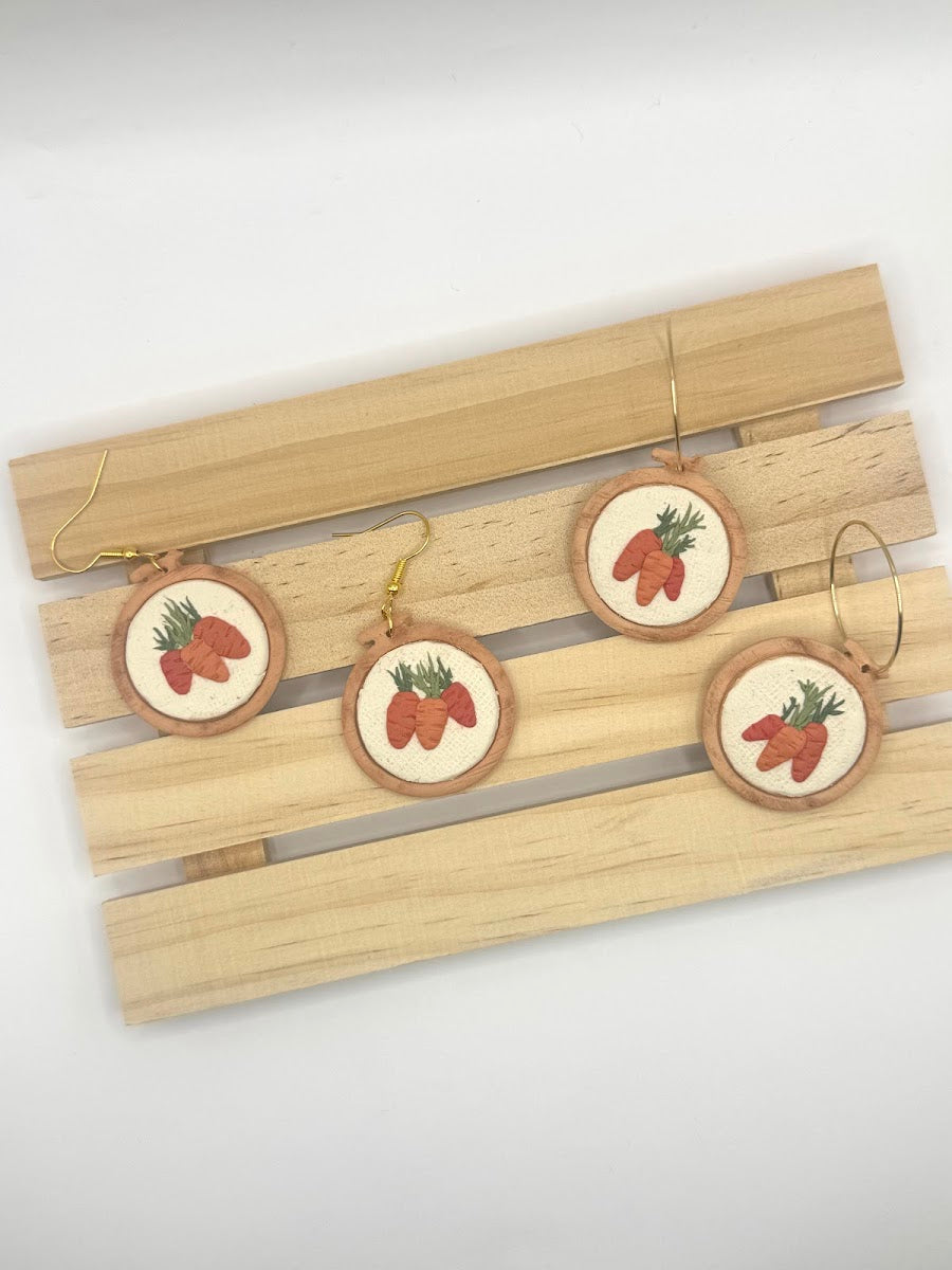 Spring Garden Stitches | Carrots