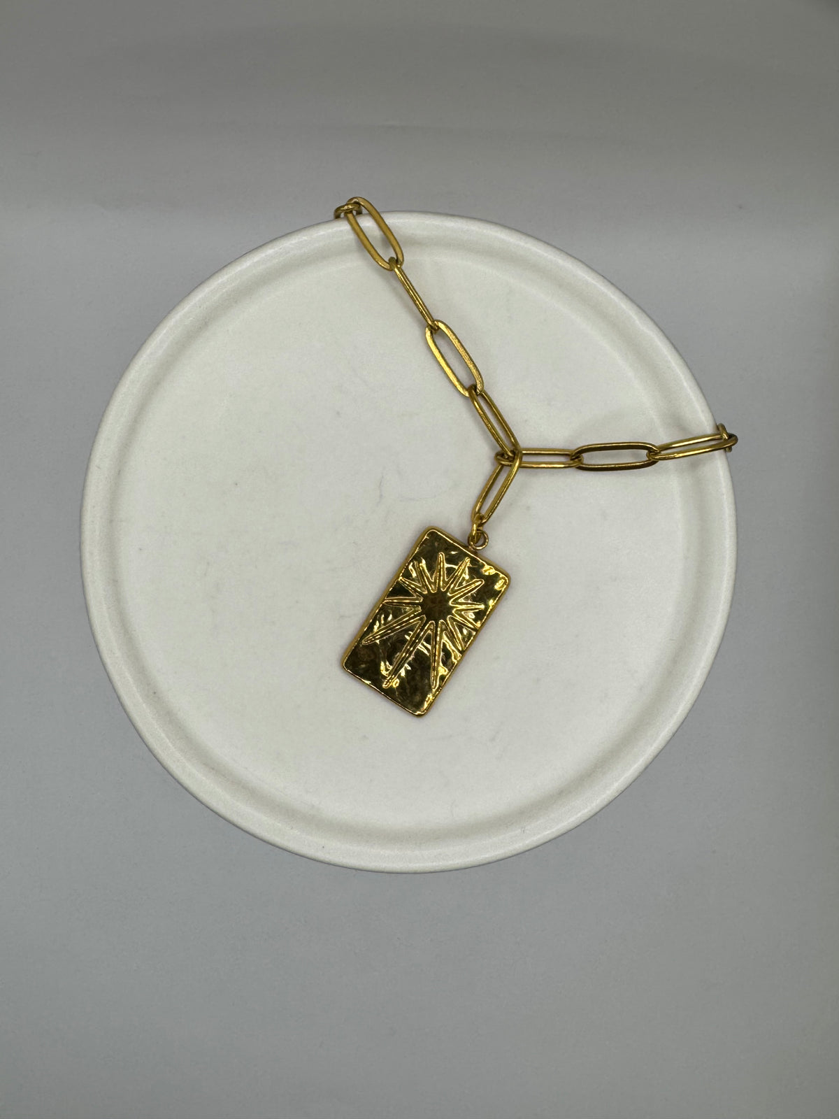 Sun Charm Necklace