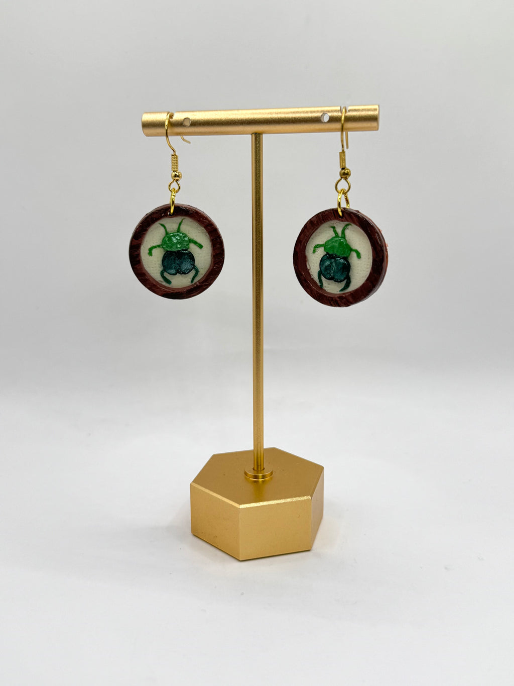 Framed Beetle Dangles