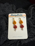 Double Leaf + Pearl Dangle