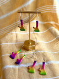 Neon Rainbow Bong Hoops