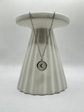 Silver Moon Charm Necklace