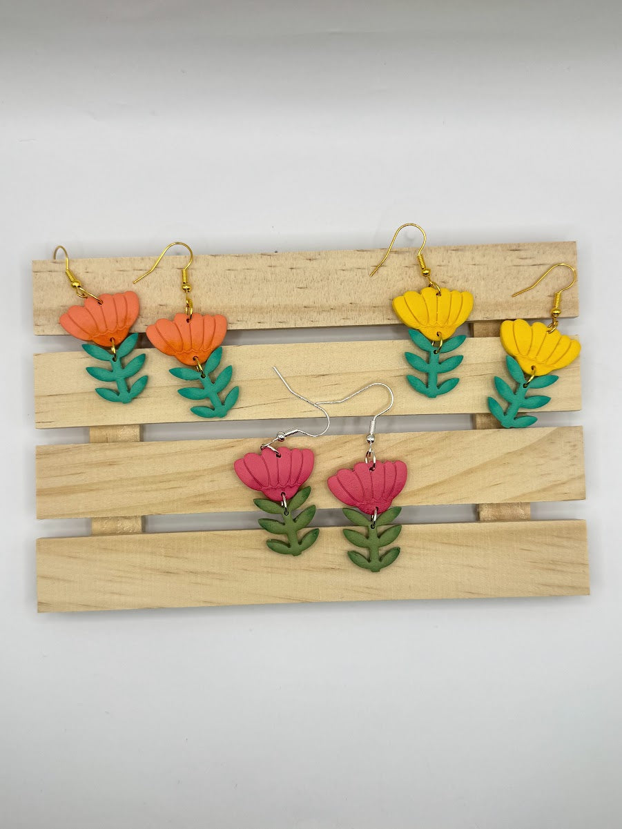 Flower + Stem Dangles